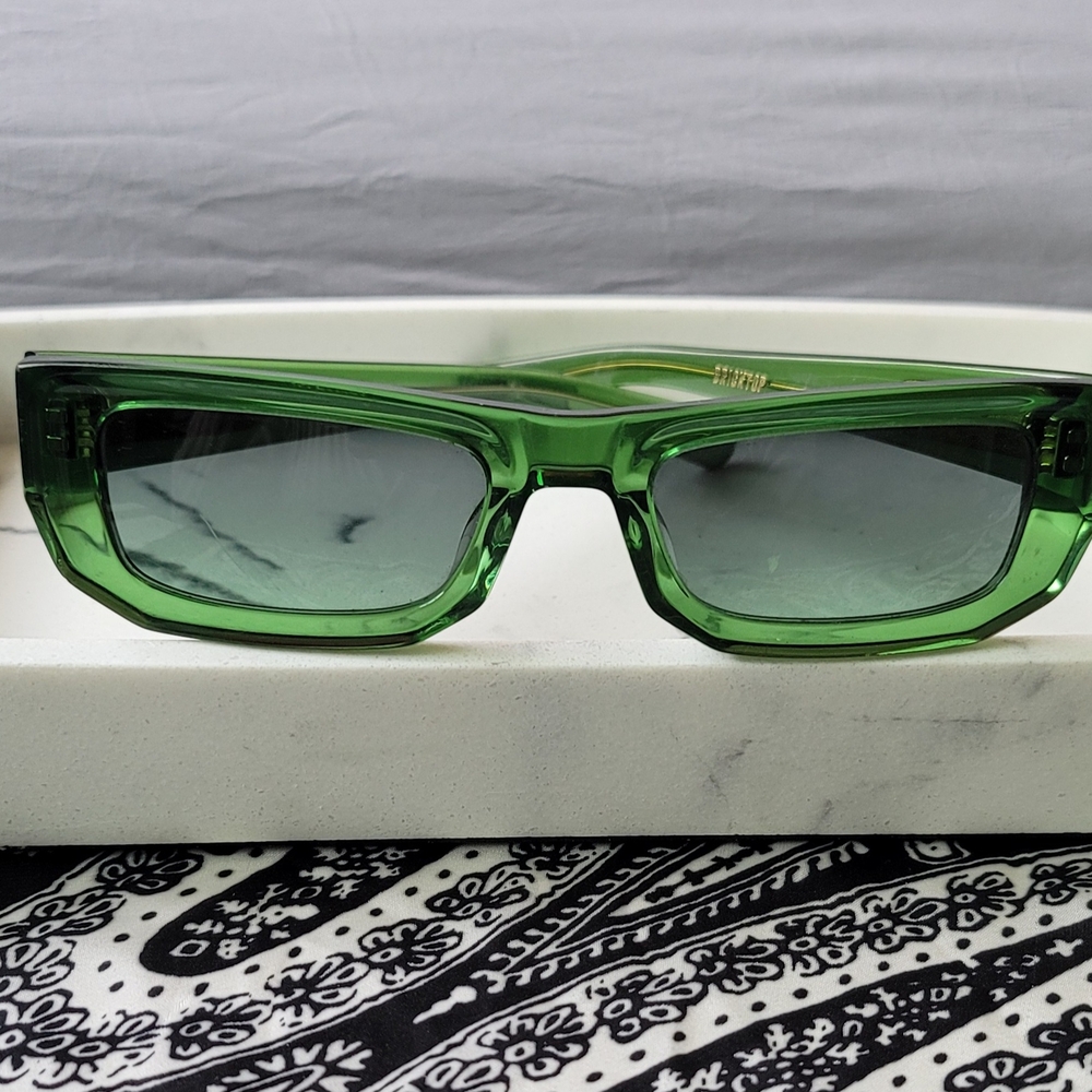 Green Bricktop Sunglasses